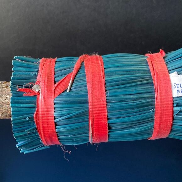 VTG Hearth Fireplace Whisk Broom Witch Handmade Primitive Berea College Student - Picture 5 of 12